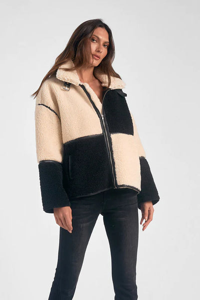 Elan- Storm Color Block Coat