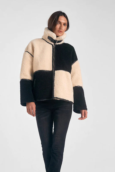 Elan- Storm Color Block Coat