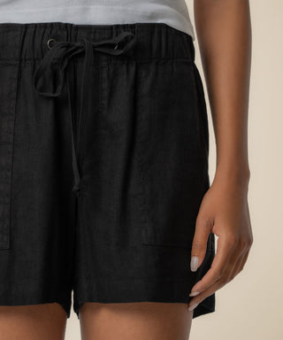 Kut From The Kloth Katana Linen Drawstring Short