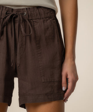 Katana Linen Drawstring Short
