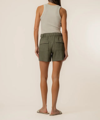 Katana Linen Drawstring Short