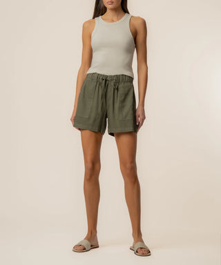 Katana Linen Drawstring Short