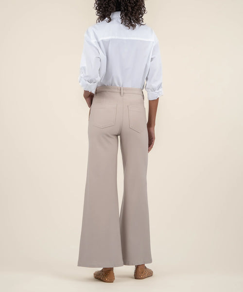 Kut From The Kloth- Meg High Rise Wide Leg Trouser- Stone