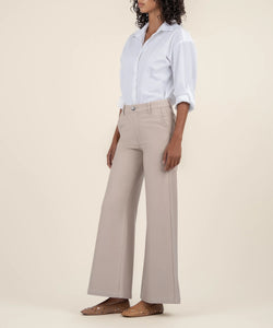 Kut From The Kloth- Meg High Rise Wide Leg Trouser- Stone