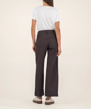 Charlotte High Rise Wide Leg-Chocolate