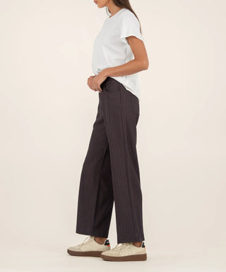 Charlotte High Rise Wide Leg-Chocolate