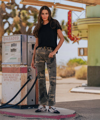 Kelsey High Rise Ankle Flare