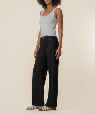 Meg Linen High Rise Wide Leg