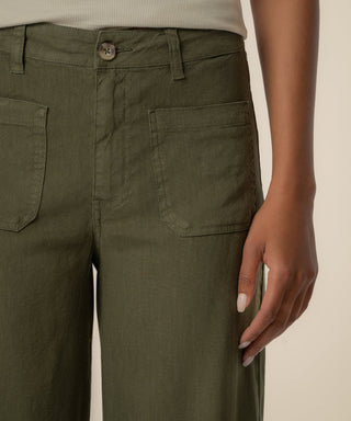 Meg Linen High Rise Wide Leg