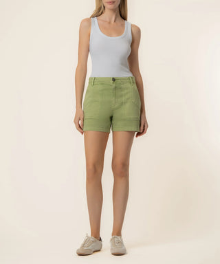 Kut From The Kloth-Ashton High Rise Short in Celery Regular price$89.00