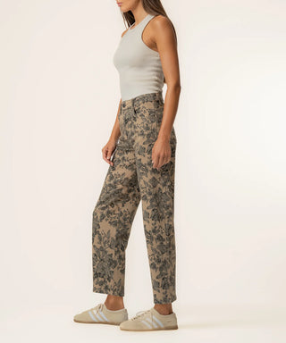 Kut from the Kloth-Ashton Twill High Rise Relaxed Leg in Sand