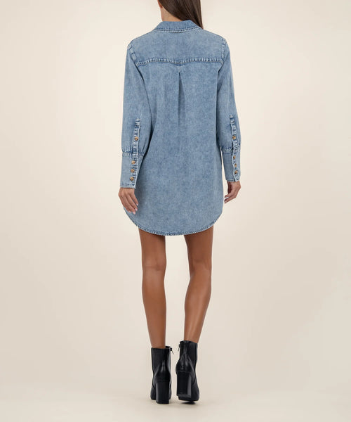 Kut From The Kloth- Rooney Denim Shirt Dress