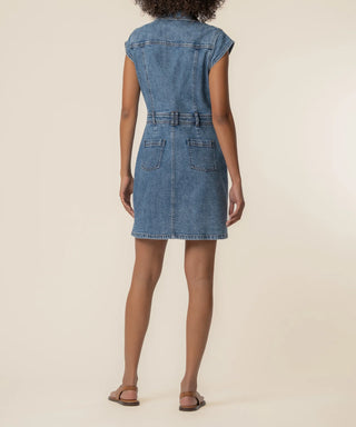 Ruth Denim Dress in Smiling Wash