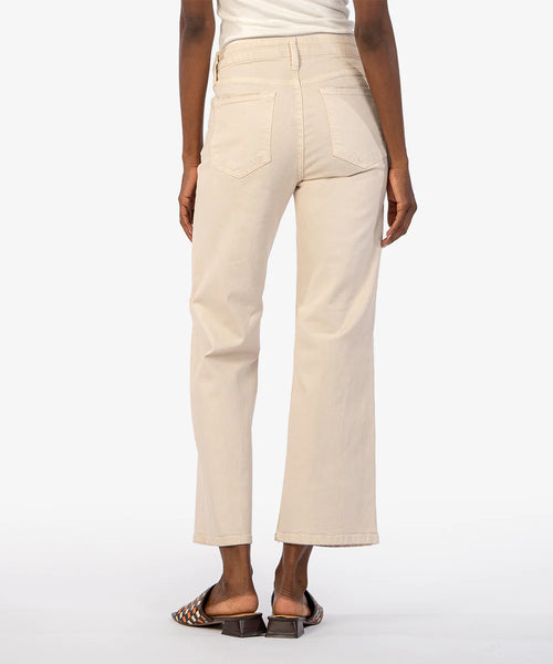 Kut From The Kloth- Charlotte High Rise Fab Ab Culottes (Ecru)