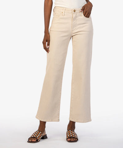 Kut From The Kloth- Charlotte High Rise Fab Ab Culottes (Ecru)