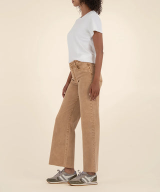 Meg High Rise Wide Leg-Chestnut