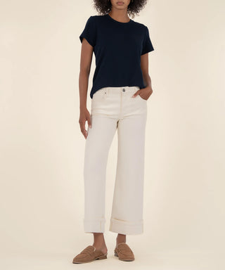 Meg High Rise Wide Legs- Candle