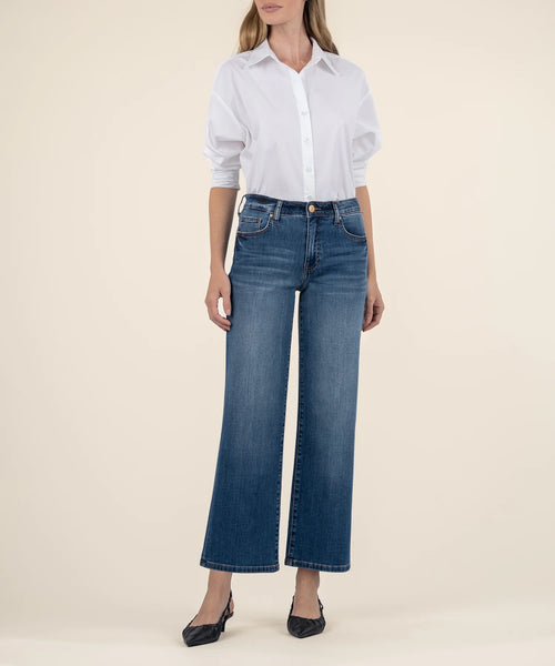 Charlotte High Rise Wide Leg-Healthy W/Dk Base Wash