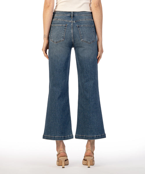 Kut From The Kloth- Meg HIgh Rise Wide Leg- Exceeded Wash