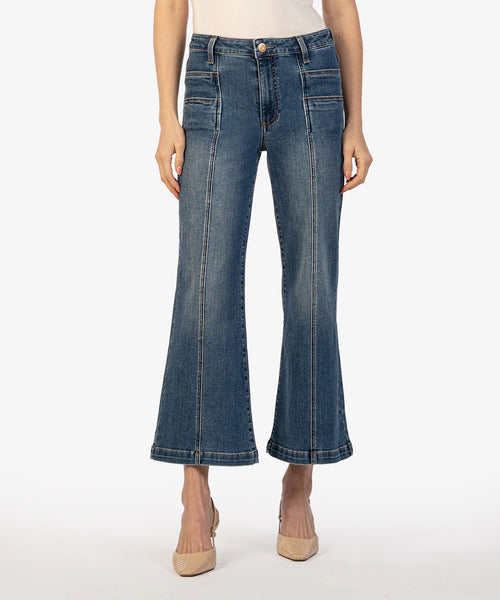 Kut From The Kloth- Meg HIgh Rise Wide Leg- Exceeded Wash