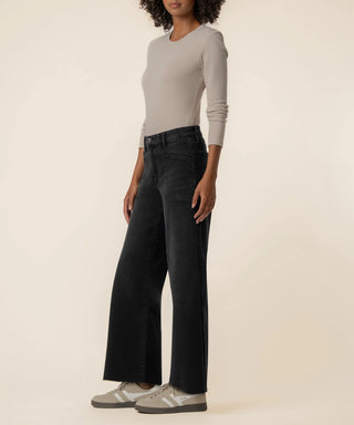 Meg High Rise Wide Leg Long Inseam in Politely Wash / KUT From The Kloth