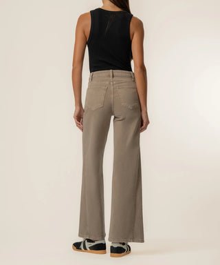 Meg High Rise Wide Leg- Milk Tea