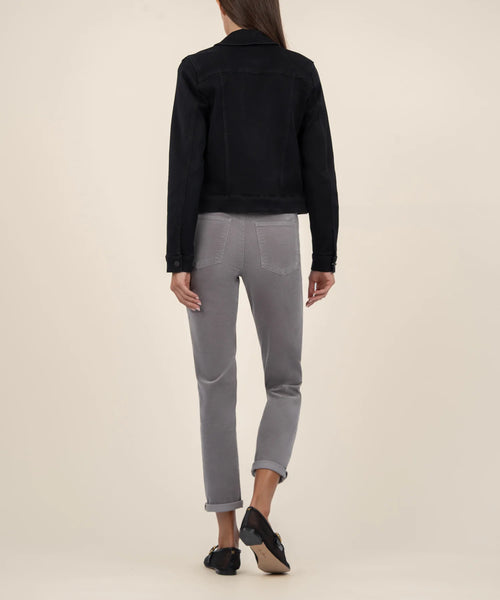 Kut From The Kloth- Julia Crop Jacket- Black