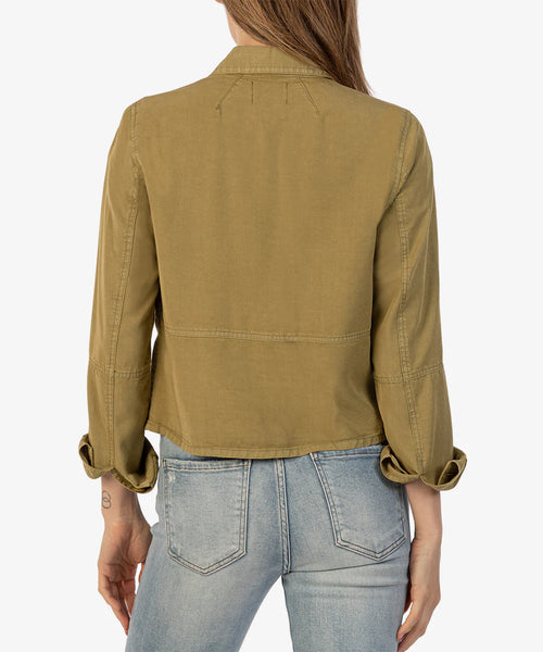 Kut From The Kloth-New Zinnia Tencel Jacket (Limeade)