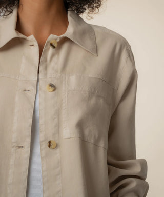 Kut From The Kloth-Bellamy Linen Jacket in Sand