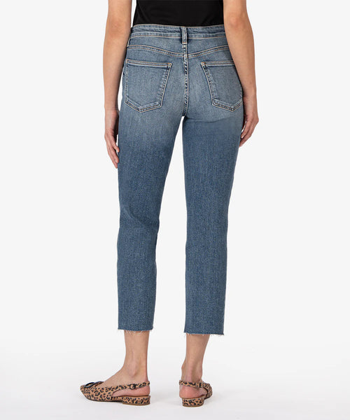 Kut From The Kloth- Rachael HIgh Rise Fab Ab Mom Jeans- Exalted Wash