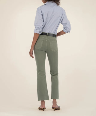 Kelsey HIgh Rise Ankle Flare- Sage