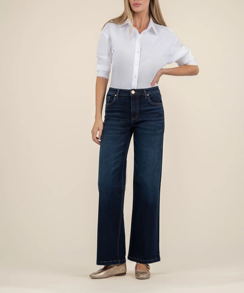 Jean High Rise Wide Leg Long- Fortitude