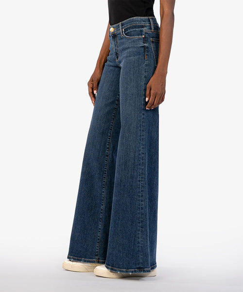 Kut From The Kloth- Margo Mid Rise Wide Leg (Quality Wash)