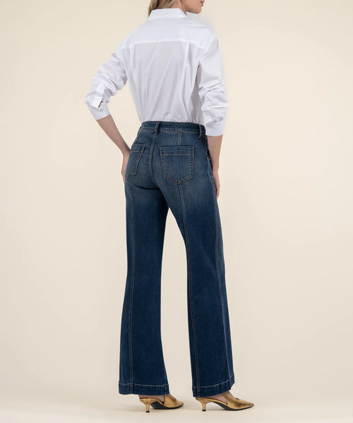 Jean High Rise Wide Leg Long- Fortitude