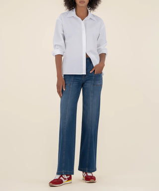 Jean Wide Leg- Align Wash