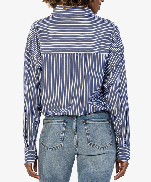 Kut From The Kloth- Presley Crop Button Down