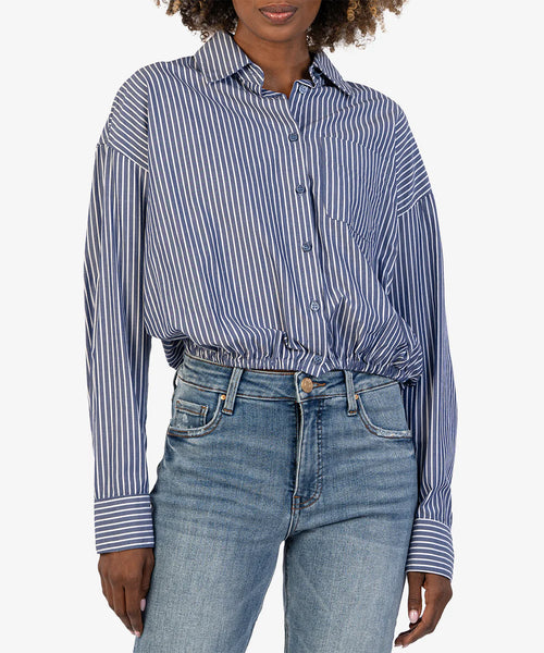 Kut From The Kloth- Presley Crop Button Down