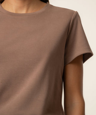 Kut From the Kloth-Remington Relaxed Fit T-Shirt in Latte
