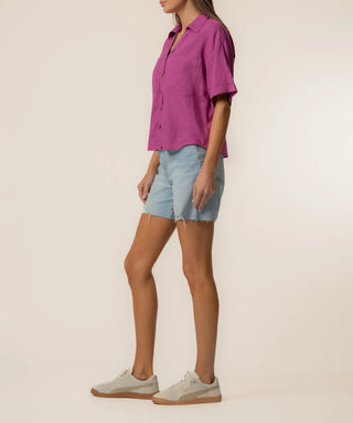 Brianna Boxy Shirt-Kut From The Kloth