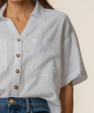 Brianna Boxy Shirt-Kut From The Kloth