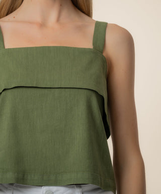 Melanie Linen Tank Top by Kut From the Kloth