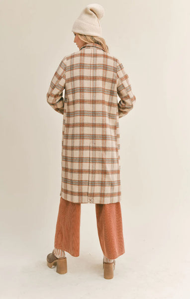 Nature Lover Plaid Coat