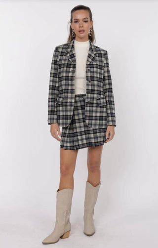 Wilson Plaid Fitted Blazer