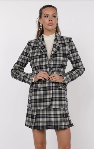 Wilson Plaid Fitted Blazer