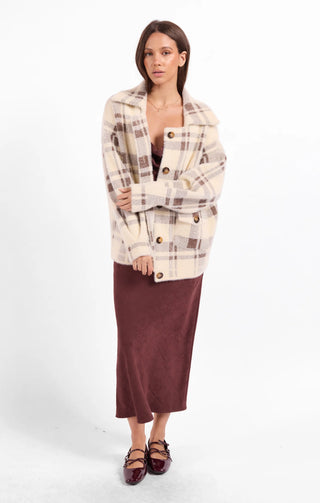 Lola Plaid Coat