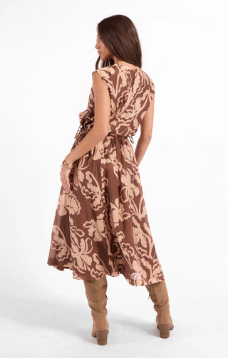 Rustic Charm Midi Skirt