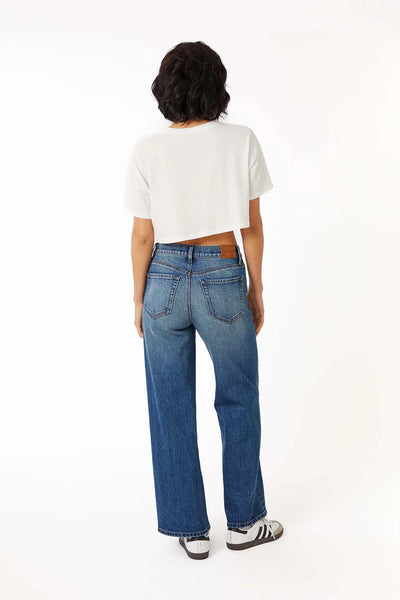 Soho Fitted Wide Leg- Sea Salt Blue