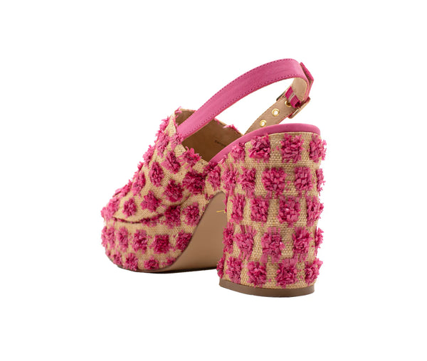 Sbicca- Missoula Pom Pom Platform Heel