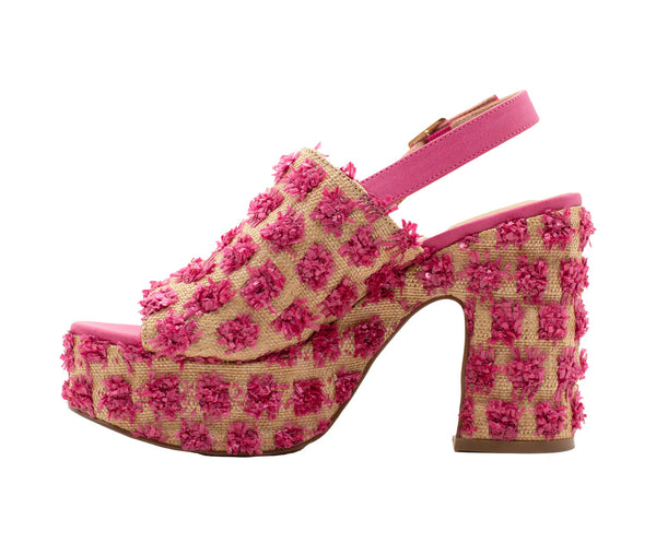 Sbicca- Missoula Pom Pom Platform Heel