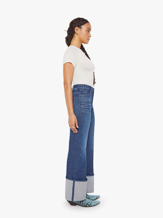 Mother Denim-PETITES The Lil Hustler Roller Sneak Cuff